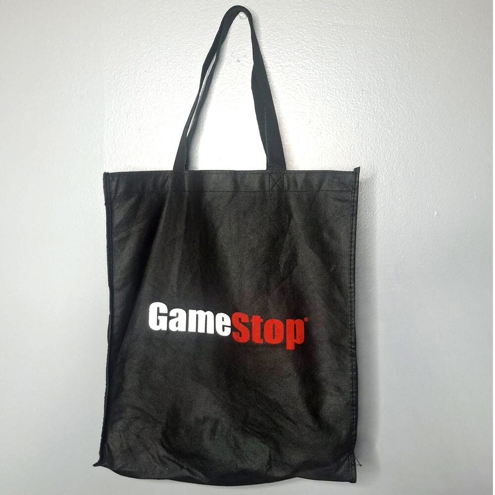 GameStop Reusable Eco Tote Bag Black Promo GamerCollectible Black Eco GamingTote